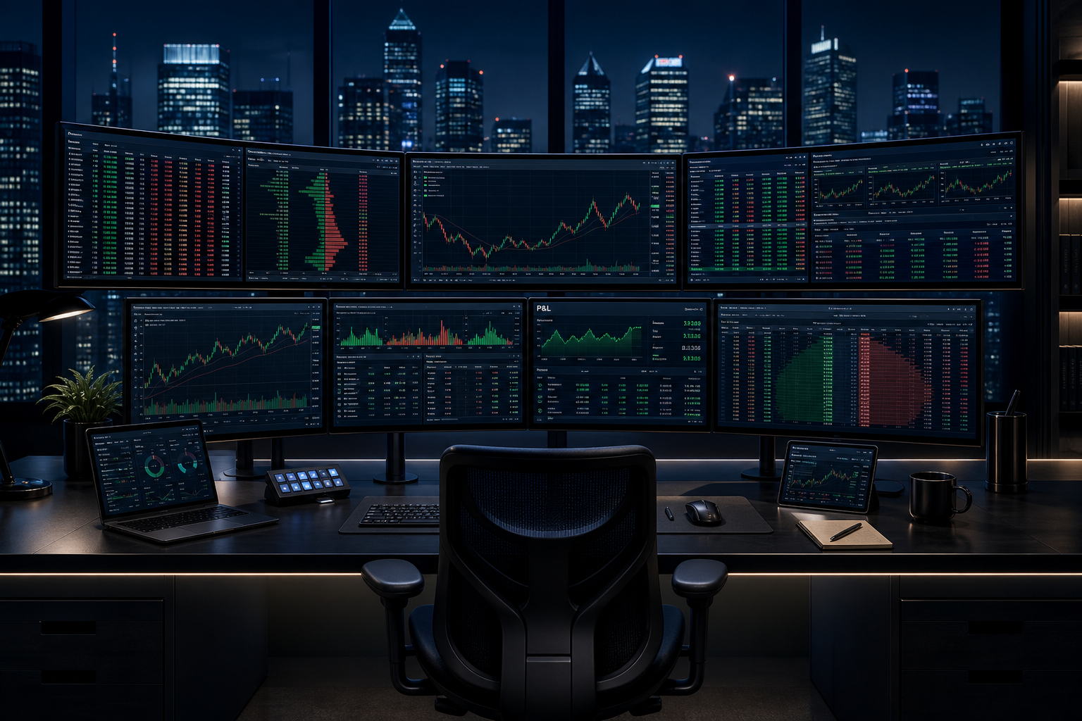 High-conviction trading desk for the MVP Trading 150K Desk Eval challenge.