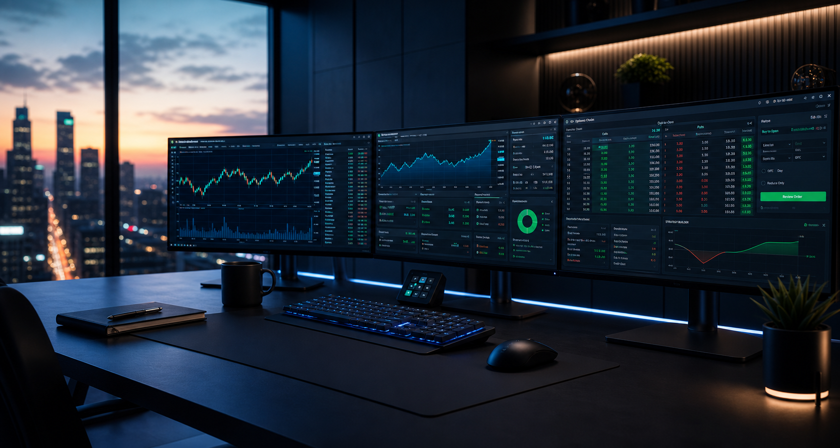 MVP Trading desk setup